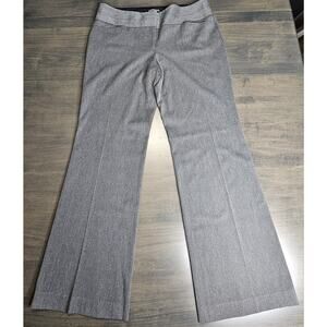Express Women's Pants Gray Size 10R Editor Mid Rise Career Flared